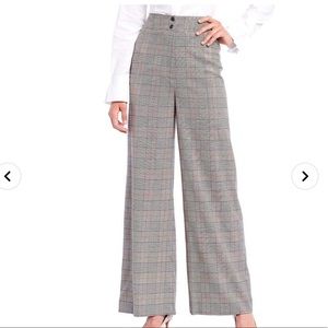 Antonio Melani Wide Leg Plaid Pants